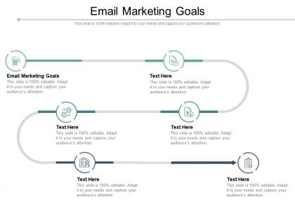 Email marketing goals ppt powerpoint presentation model graphic tips cpb