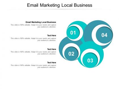 Email marketing local business ppt powerpoint presentation model diagrams cpb