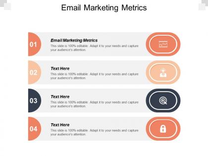 Email marketing metrics ppt powerpoint presentation gallery example file cpb