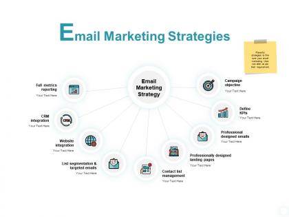 Email marketing strategies campaign ppt powerpoint presentation maker