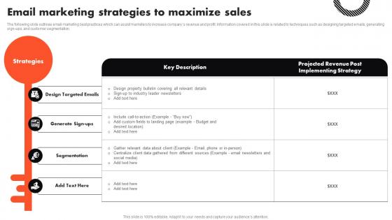 Email Marketing Strategies To Maximize Sales Complete Guide To Real Estate Marketing MKT SS V