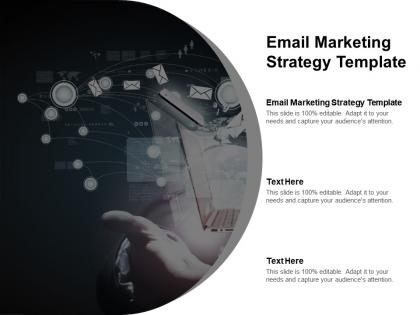 Email marketing strategy template ppt powerpoint presentation icon influencers cpb
