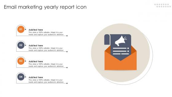 Email Marketing Yearly Report Icon