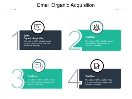 Email organic acquisition ppt powerpoint presentation summary model cpb