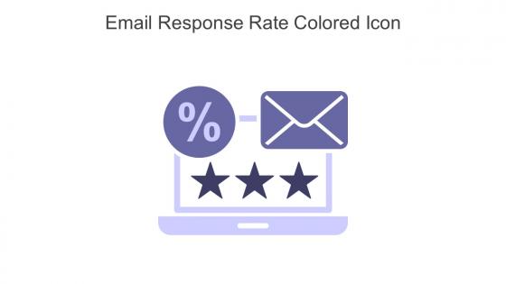 Email Response Rate Colored Icon In Powerpoint Pptx Png And Editable Eps Format
