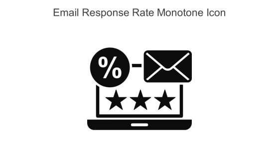 Email Response Rate Monotone Icon In Powerpoint Pptx Png And Editable Eps Format