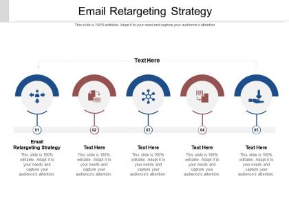 Email retargeting strategy ppt powerpoint presentation inspiration smartart cpb