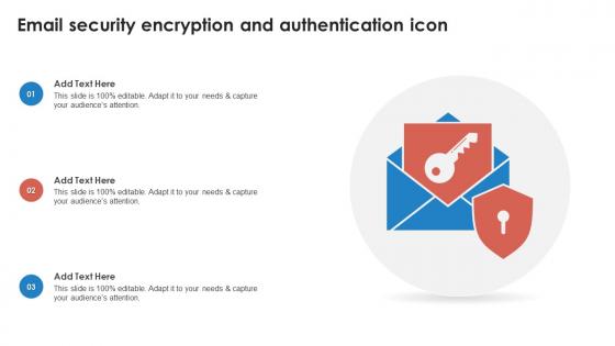 Email Security Encryption And Authentication Icon