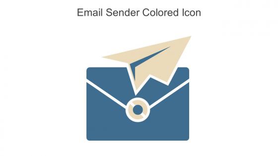 Email Sender Colored Icon In Powerpoint Pptx Png And Editable Eps Format