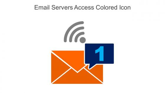 Email Servers Access Colored Icon In Powerpoint Pptx Png And Editable Eps Format
