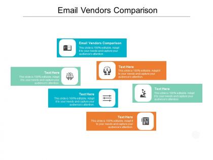 Email vendors comparison ppt powerpoint presentation summary mockup cpb