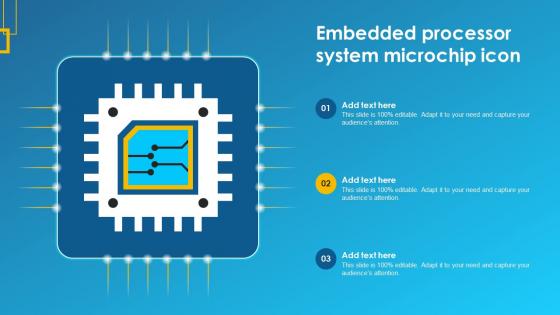 Embedded Processor System Microchip Icon