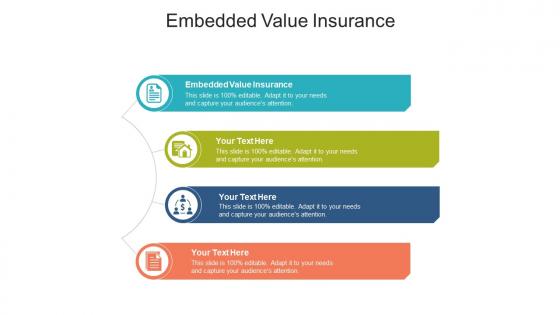 Embedded value insurance ppt powerpoint presentation show visual cpb