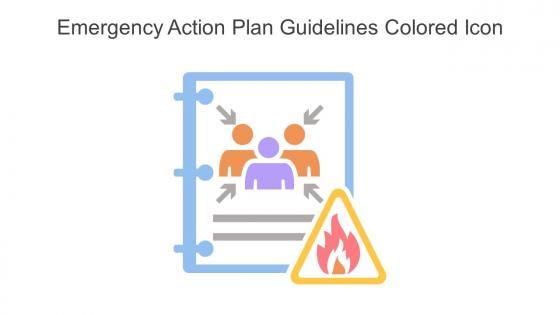 Emergency Action Plan Guidelines Colored Icon In Powerpoint Pptx Png And Editable Eps Format