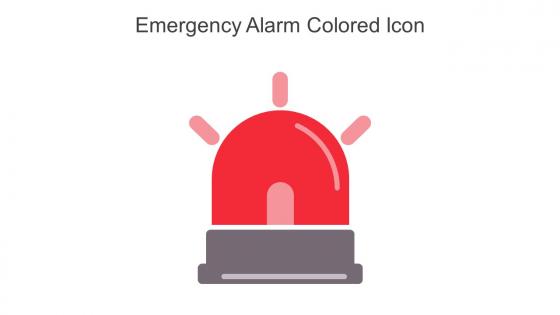 Emergency Alarm Colored Icon In Powerpoint Pptx Png And Editable Eps Format