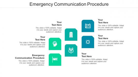 Emergency communication procedure ppt powerpoint presentation file infographics cpb