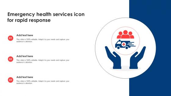 Emergency Health Services Icon For Rapid Response