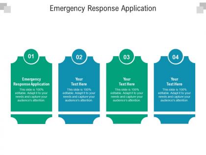 Emergency response application ppt powerpoint presentation slides layout cpb