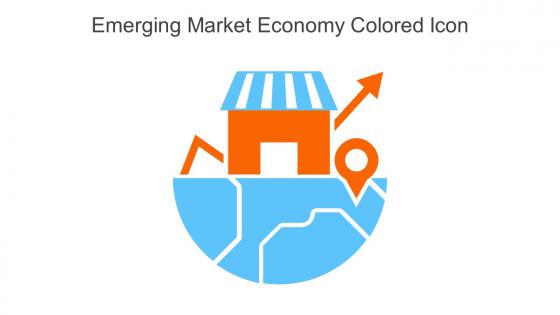 Emerging Market Economy Colored Icon In Powerpoint Pptx Png And Editable Eps Format