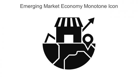 Emerging Market Economy Monotone Icon In Powerpoint Pptx Png And Editable Eps Format