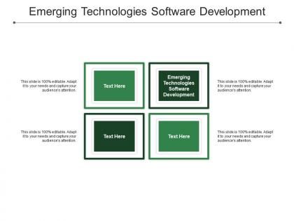 Emerging technologies software development ppt powerpoint presentation model portfolio cpb