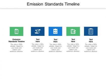 Emission standards timeline ppt powerpoint presentation infographics example file cpb