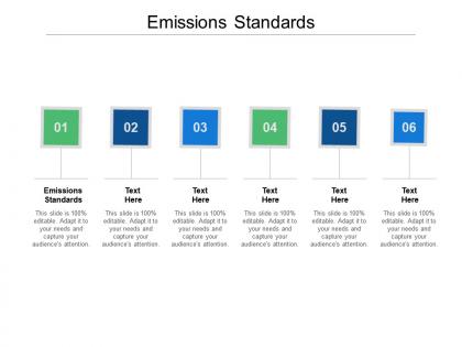 Emissions standards ppt powerpoint presentation gallery diagrams cpb