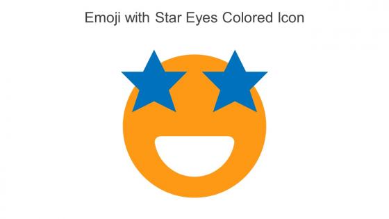 Emoji With Star Eyes Colored Icon In Powerpoint Pptx Png And Editable Eps Format