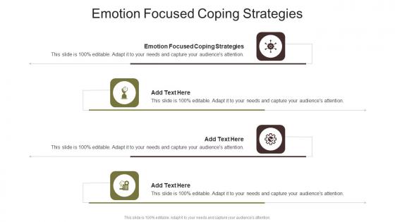 Emotion Focused Coping Strategies In Powerpoint And Google Slides Cpb