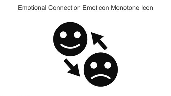 Emotional Connection Emoticon Monotone Icon In Powerpoint Pptx Png And Editable Eps Format