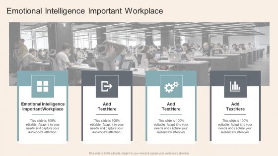 Emotional Intelligence Important Workplace In Powerpoint And Google Slides Cpb