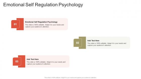 Emotional Self Regulation Psychology In Powerpoint And Google Slides Cpb