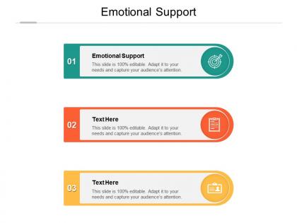 Emotional support ppt powerpoint presentation icon tips cpb