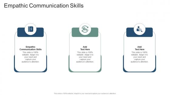 Empathic Communication Skills In Powerpoint And Google Slides Cpb