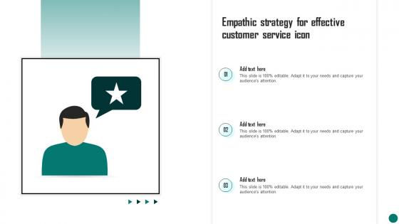 Empathic Strategy For Effective Customer Service Icon