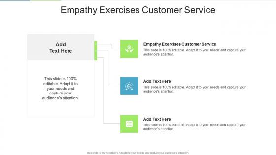 Empathy Exercises Customer Service In Powerpoint And Google Slides Cpb