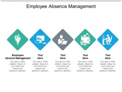 Employee absence management ppt powerpoint presentation styles tips cpb
