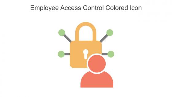 Employee Access Control Colored Icon In Powerpoint Pptx Png And Editable Eps Format