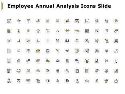 Employee annual analysis icons slide innovation communication ppt powerpoint presentation