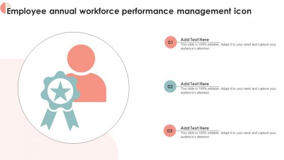 Employee Annual Workforce Performance Management Icon