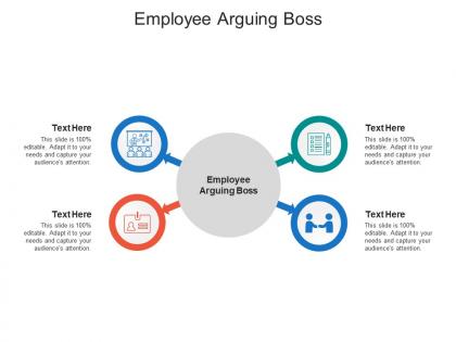Employee arguing boss ppt powerpoint presentation show gallery cpb
