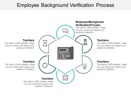 Employee background verification process ppt powerpoint presentation infographics cpb