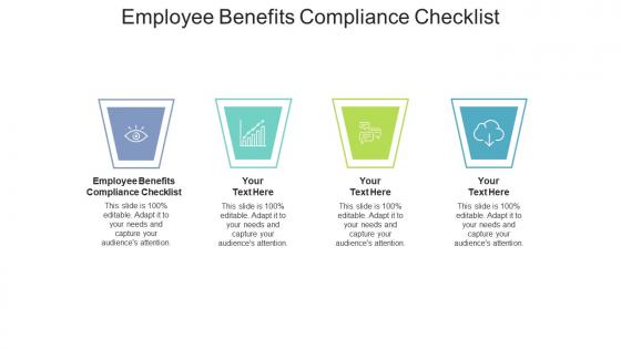 Employee benefits compliance checklist ppt powerpoint presentation layouts visual aids cpb