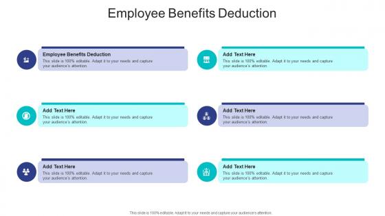 Employee Benefits Deduction In Powerpoint And Google Slides Cpb