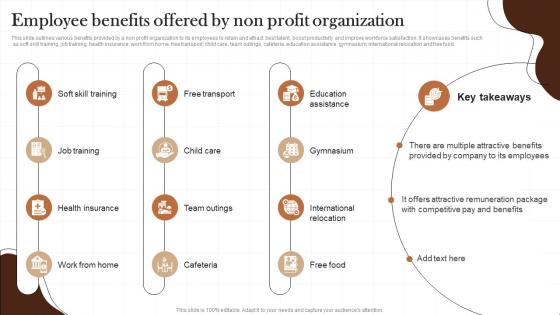 Employee Benefits Offered By Non Profit Organization Non Profit Recruitment Strategy SS