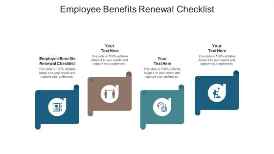 Employee benefits renewal checklist ppt powerpoint presentation layouts format cpb