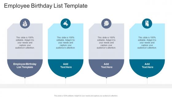 Employee Birthday List Template In Powerpoint And Google Slides Cpb