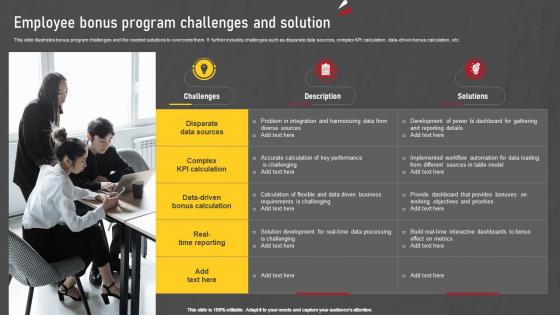 Employee Bonus Program Challenges And Solution