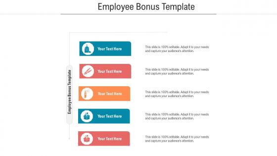 Employee bonus template ppt powerpoint presentation layouts graphics download cpb