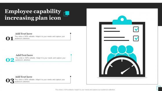 Employee Capability Increasing Plan Icon